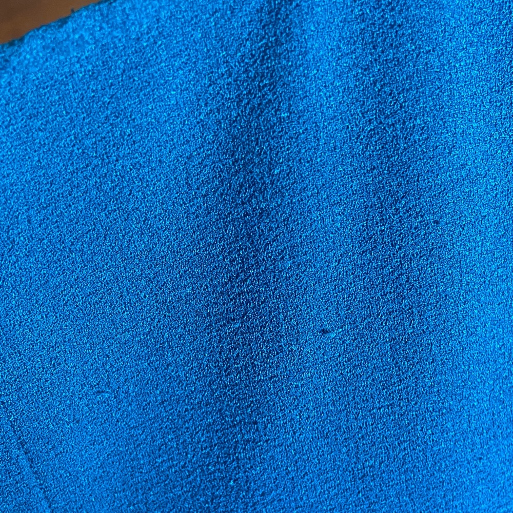 Bar III Teal Midi knot front cocktail dress - Picture 8 of 10